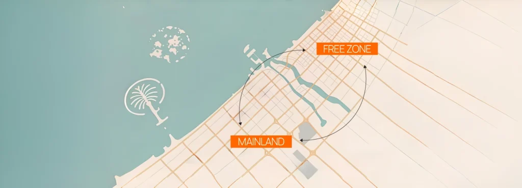 can mainland company do business in freezone