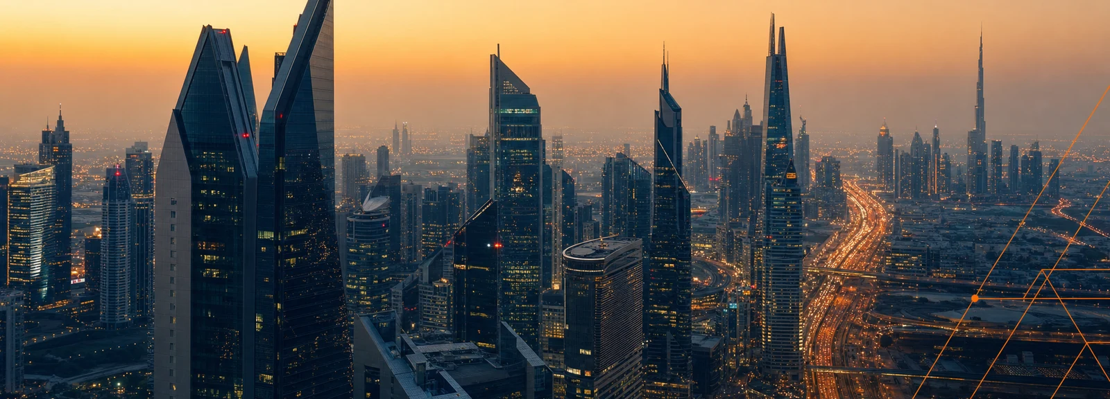 Dubai skyline symbolizing business setup and company relocation to the UAE